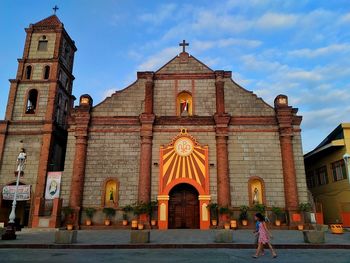 Facade of church