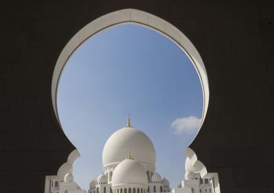 Low angle view of buildings against sky