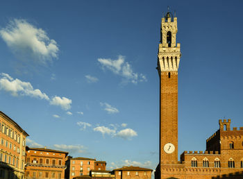 Low angle view of historic building against sky