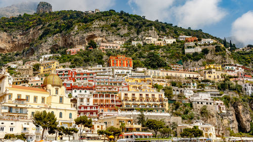 View of buildings in city