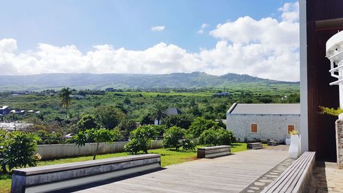 Scenic view of landscape against sky