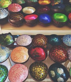 Full frame shot of colorful market