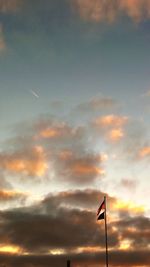 Wind turbine against sky