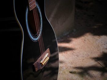 Close-up of a guitar