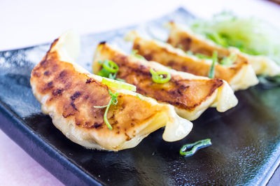 Close-up of food in plate