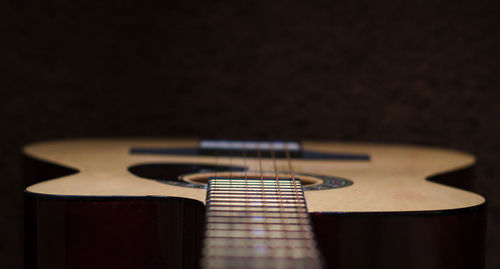 Close-up of guitar