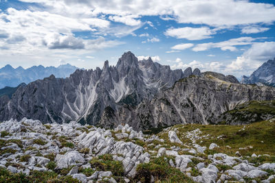 Cadini di misurina in the dolomites, italy, europe