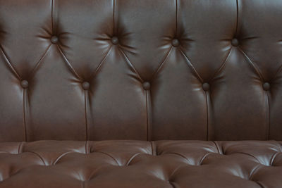 Full frame shot of sofa