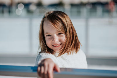 Portrait of smiling girl
