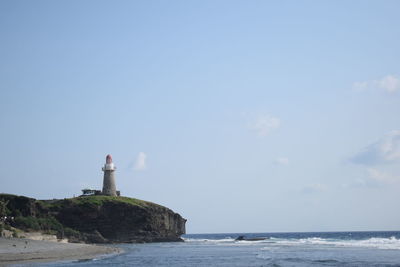 Lighthouse near sabtang port in batanes philippines