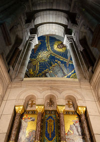 Low angle view of ornate building