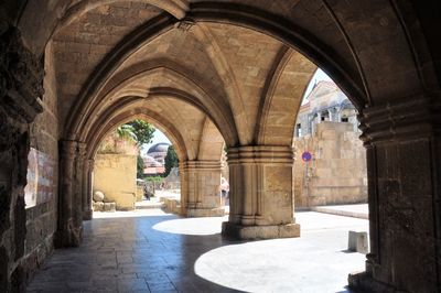 Corridor of historic building