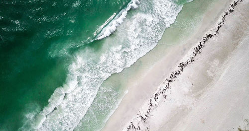 Aerial view of beach 