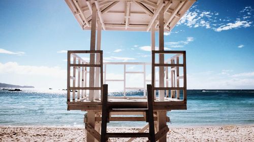 Lifeguard hut on the beach