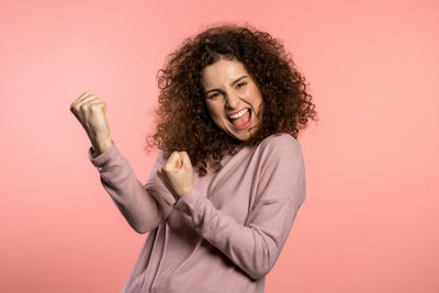 Portrait of a smiling young woman