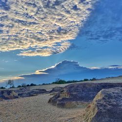 Scenic view of landscape against sky