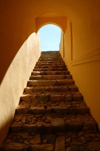 Low angle view of steps