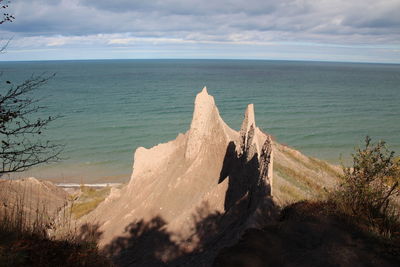 Panoramic view of sea against sky