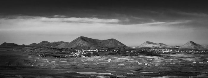 View of sea against cloudy sky