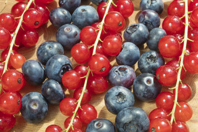 Full frame shot of cherries