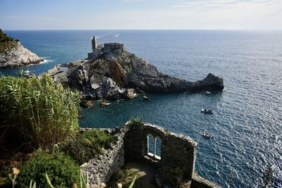 High view from porto venere