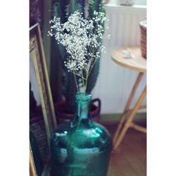 Close-up of vase on table