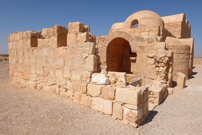 View of old ruins