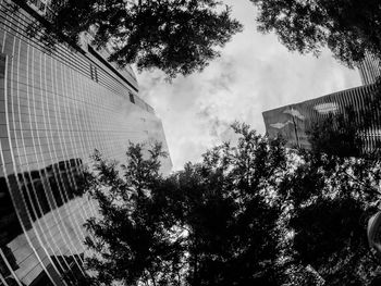 Low angle view of building against sky