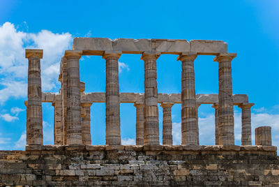 Temple of poseidon at sounio, attica, greece