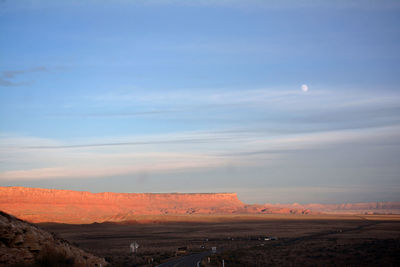 Scenic view of landscape against sky