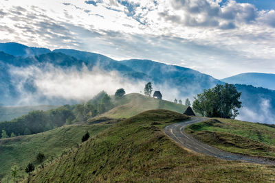 Scenic view of landscape against sky