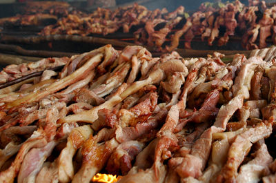 Full frame shot of food in market