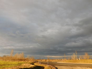 Scenic view of cloudy sky