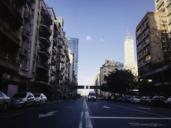 View of city street