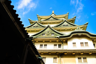 Low angle view of building against sky