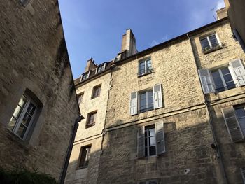 Low angle view of building against sky