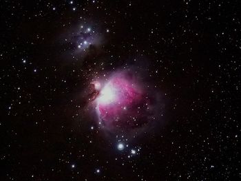 Low angle view of stars in sky