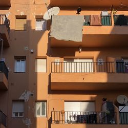 Low angle view of residential building