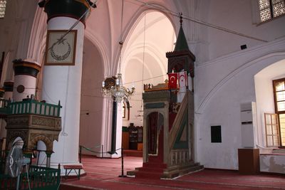 Interior of historic building