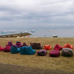 View of calm sea against the sky