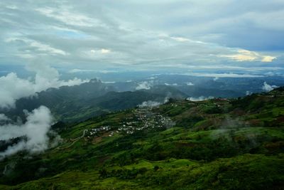 Scenic view of landscape against sky