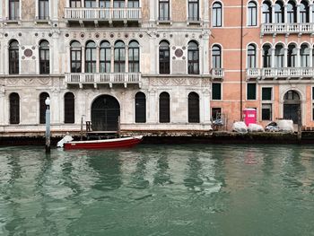 Boats in canal