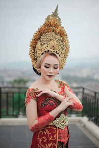 Custome wedding traditional of bali