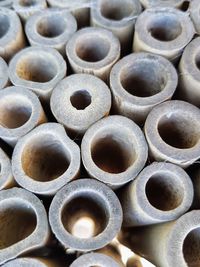 Full frame shot of firewood