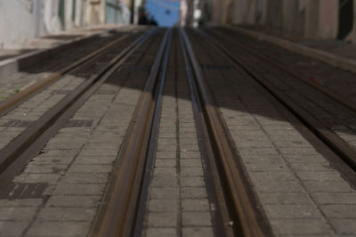 Railroad station platform