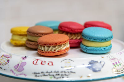 Close-up of cake on table
