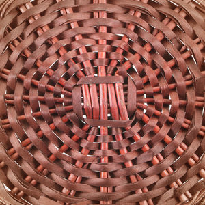 Full frame shot of wicker basket