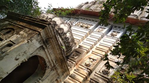 Low angle view of old building