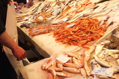 Close-up of preparing food