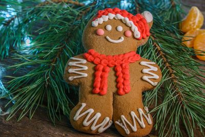 Close-up of christmas decoration